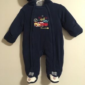 Disney cars baby bunting suit
